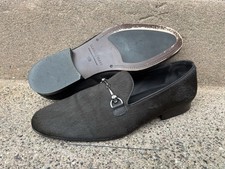 Men’s Donald J Brown Fur Horsebit Loafers Sz 10 /43 Made In Italy Privato