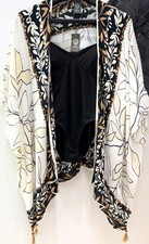 Vince Camuto Floral Abstract Kimono