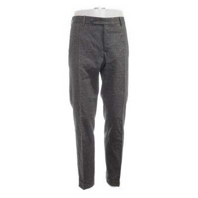 Zanella, Stoffhose, Größe: 48, Grau, Wolle, Fischgräte, Tweed, Herren #9Kh