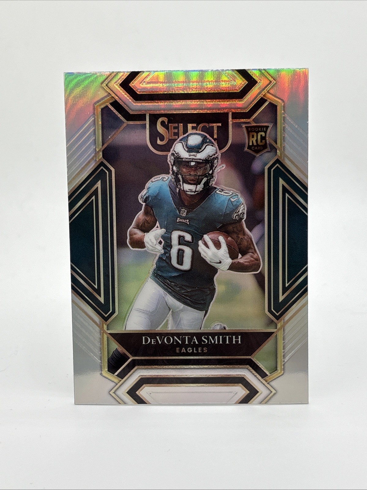 2021 Panini Select - Club Level Devonta Smith #249 Silver Prizm (RC)