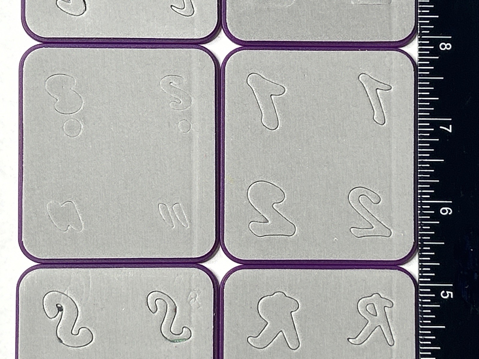 Sizzix Sizzlits Script 35 Dies Alphabet Numbers Punctuation + Storage Case