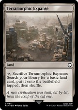 Terramorphic Expanse (Surge Foil) - Foil NM MTG Universes Beyond: Fallout