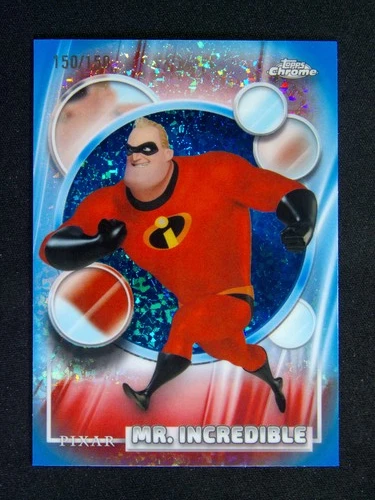 2026 Topps Chrome Disney Mr. Incredible Blue Mini-Diamond Refractor 150/150 ≈1/1