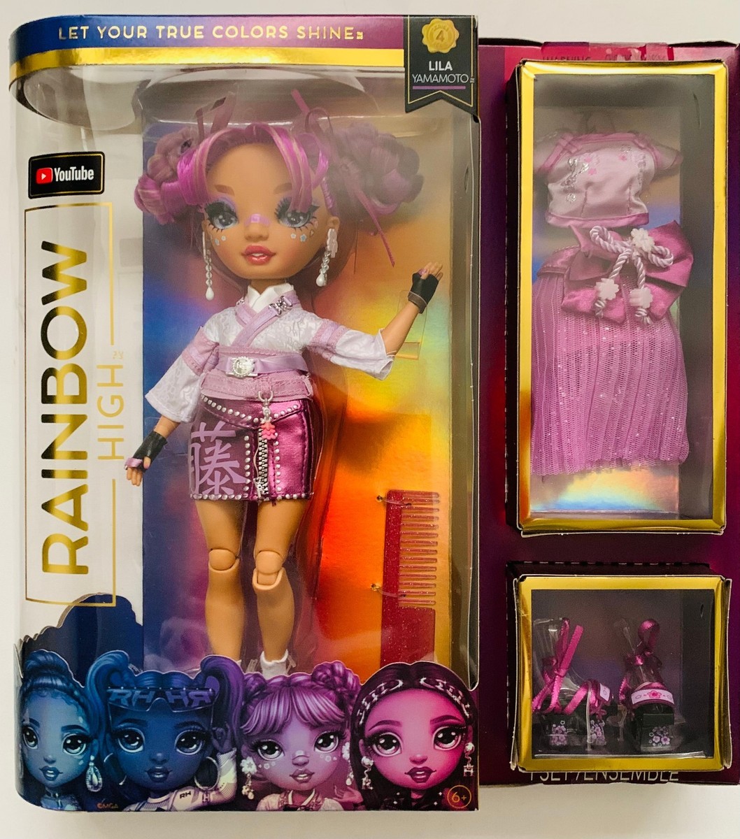 MGA Entertainment Rainbow High Lila Yamamoto Fashion Doll 2022