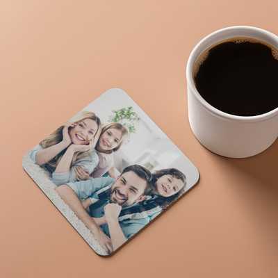 Personalisierte Acryl Untersetzer 95 mm | UV Druck Getränke Untersetzer | JEDES BILD