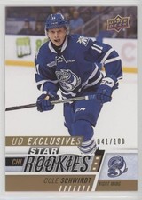 2017-18 Upper Deck CHL Star Rookies Exclusives 41/100 Cole Schwindt #398 1zm