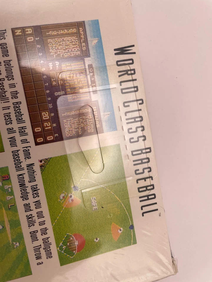 World Class Baseball (TurboGrafx-16, 1989) *Sealed* Brand New vintage video game - Image 4 of 4