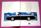 1993 Nissan 240SX Convertible 2 page Print Ad