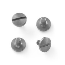 Hogue Beretta Grip Screws 4-pack - Slotted Head - Stainless Finish