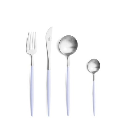 Cutipol GOA VIOLET MATTE BRUSHED Stainless Steel 24 PIECES SET NEW