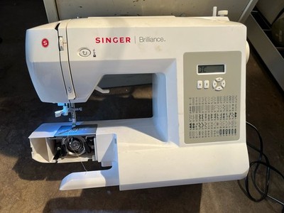 Singer Brilliance 6180 Electronic Sewing Machine Tested Powers On As-Is
