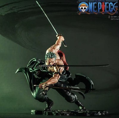 One Piece 10 cm Anime Figur GK Roronoa Zoro Drei-klinge Sa-maximum Manga Anime