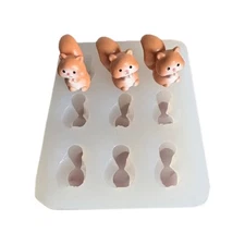 Silicone Baking Mould Squirrel Shape For Craft Jewelry Designs Creative Hobbies