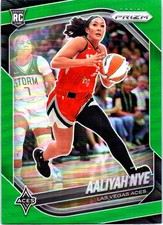 2025 Panini Prizm WNBA #15 Aaliyah Nye Green Prizms