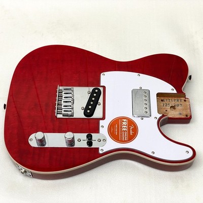 Squier Telecaster フレイムメイプルトップ Genuine Fender Squier Tele Flame Maple Top LOADED BODY Humbucker