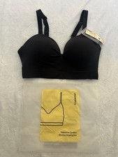 NWT Shapermint Truekind Women's Wireless Shaping Bra Black Size XL