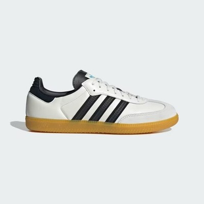 adidas Originals SAMBA OG SCHUHE KJ1455 Off White / Core Black / Preloved Yellow