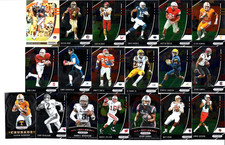 2020 PANINI PRIZM FOOTBALL DRAFT PICKS - LOT OF 19 BASE CARDS INC 1 SILVER PRIZM