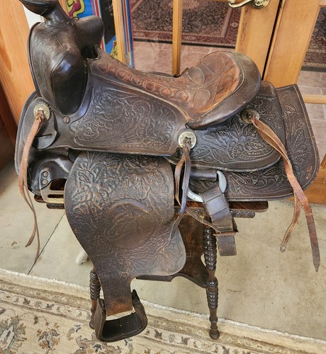Vintage 1960s Big Horn Saddle #613 'The Trail Cutter' As-is