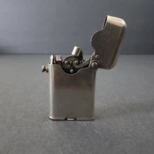 Vintage Thorens Pocket Lighter Push Button Fab Suisse Switzerland Untested 2"