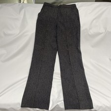 Giorgio Armani Borgo 21 Woman Dress Pants 36 RN 103723 Gray Silk Italy Trousers