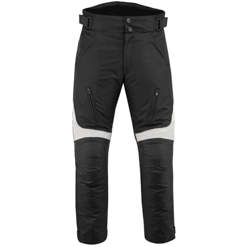 Mens Motorcycle Waterproof Armoured Textile Pants Black Grey Riding Trousers