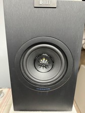 Pair of KEF-Q150 speakers, black, repaired wi...