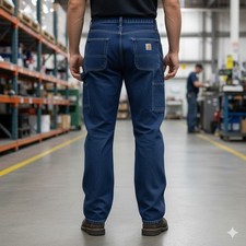 Carhartt FR Jeans Men's 38x30 Workwear Flame Resistant Work Pants FRB13-DNM NEW