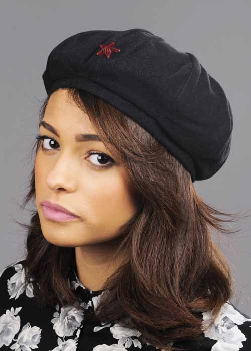 Black Military Beret Army Hat image 2