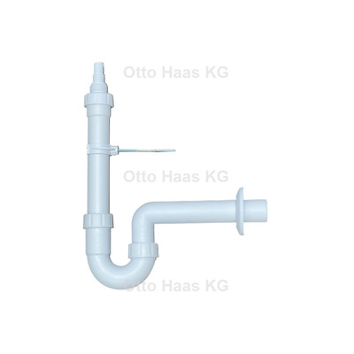 HAAS Waschmaschinen-Siphon 1930 DN 40, Kombi-Geräteanschluss, Ablaufgarnitur