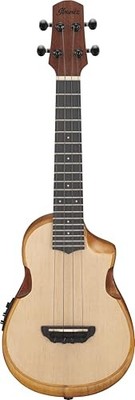 Ibanez Elektrische Ukulele Open Pore Natural AUC10E-OPN