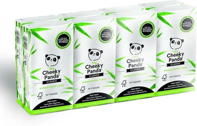 Bambus Taschentücher, 8er Pack mit 10 hypoallergenen Taschentüchern UK