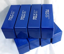 PCGS Blue Slab Coin Storage Box Container - Lot of 8