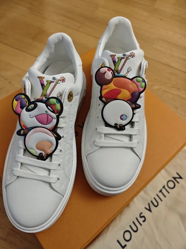 LOUIS VUITTON TRAINER Louis Vuitton x Murakami 2024 Time Out PANDA Sneaker edizione limitata EU37 UK4
