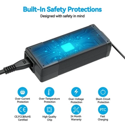 42V 2A AC/DC Adapter Compatible with isinwheel U3 U4 Foldable