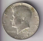 1967-P KENNEDY HALF DOLLAR .50¢ PHILADELPHIA 40% SILVER COIN UNITED STATES
