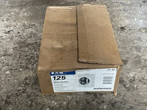 New Eaton UFHTRS101BCH Outdoor Meter Socket - 125A/600V/1P3W