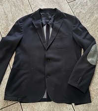 Tolle Sakko Jersey Jacke von Paul Rosen Heritage Gr.50 Dunkelgrau Made In Italy