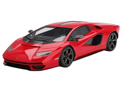 LAMBORGHINI COUNTACH LPI 800-4 ROSSO MARS RED 1/18 MODEL BY TOP SPEED TS0554