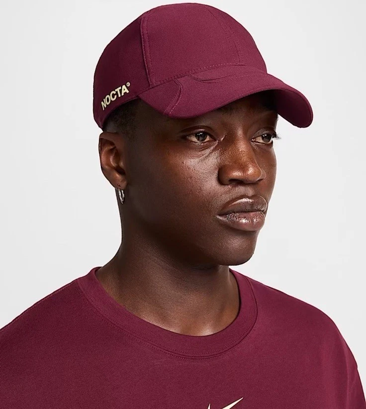 Nike Drake NOCTA SSC Club Cap Beetroot Red/Yellow FV5541-638 Size M/L NEW