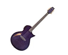 ESP LTD TL-6 Thinline Acoustic-Electric Guitar - Purple Sparkle Burst
