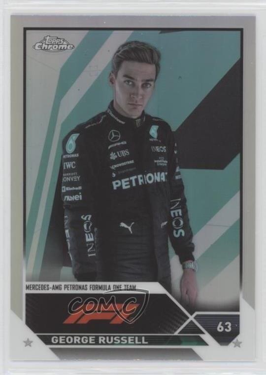 2023 Topps Chrome Formula 1 Image Variation SP George Russell #13 0s5s