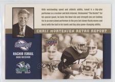2011 Upper Deck Sweet Spot Chris Mortensen Retro Report Rocket Ismail Raghib 2d8