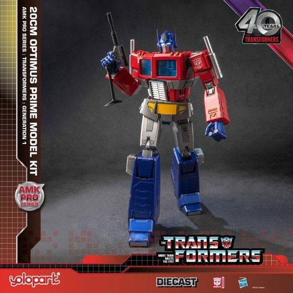Transformers Generation One Amk Pro Optimus Prime Plastic Model Kit Yolopark-image