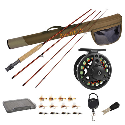 Eupheng Aventik Extreme Fly Fishing Combo Kit 0/1/2/3/4/5/6 Weight Starter Fly