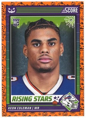 2024 Panini Score-A-Treat - Rising Stars Keon Coleman #32 Orange Pumpkins (RC)