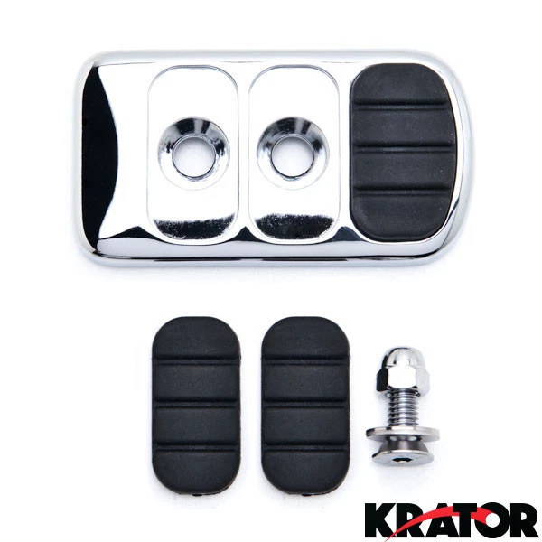 Cubierta de pedal de freno cromada para Kawasaki Vulcan VN 900 1500 1600 1700 2000 Classic Foto 4 de 4