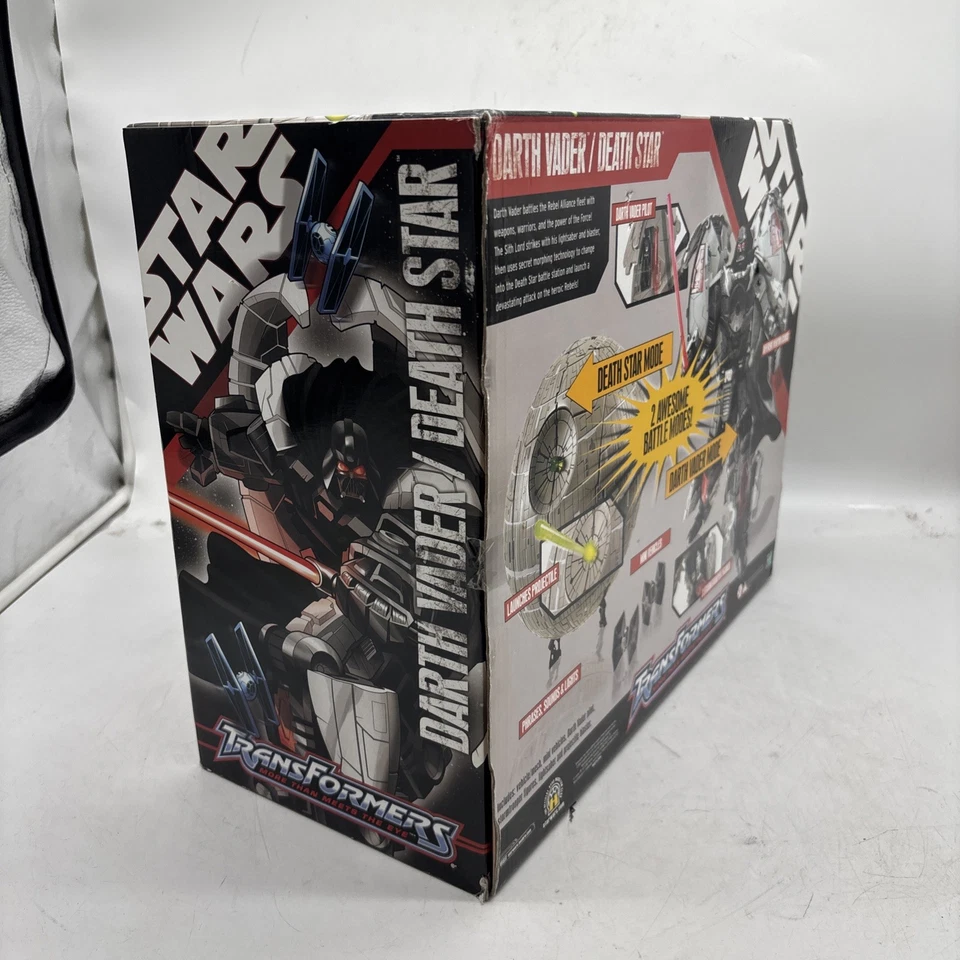 TRANSFORMERS STAR WARS DARTH VADER DEATH STAR FIGURE 2007 HASBRO NO SABER - Image 3 of 4