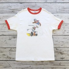 Vintage Speed Racer Ringer Tee Tshirt Size XL Made in USA