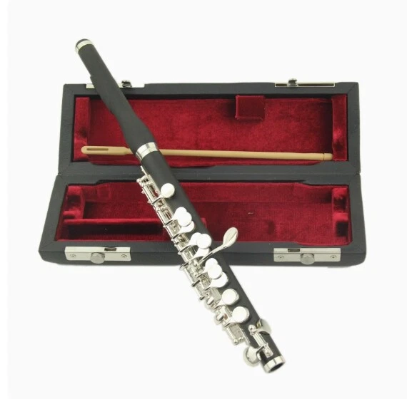 Advanced piccolo c llave plateada buen sonido compuesto cuerpo de madera Foto 2 de 4